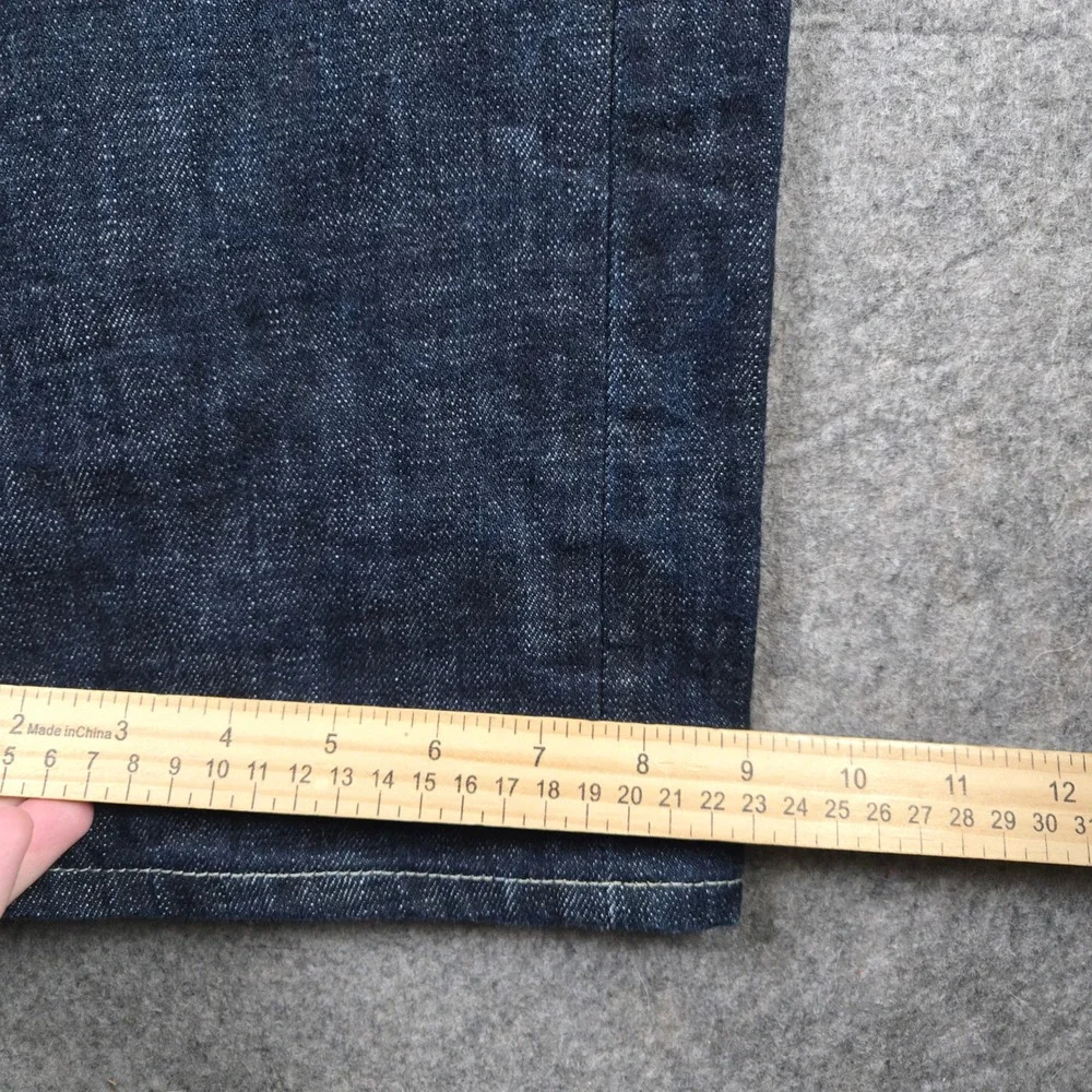 Vtg Levi's 501 Jeans Mens 42x34 Blue Straight Leg Dark Wash Button Fly Denim Y2K